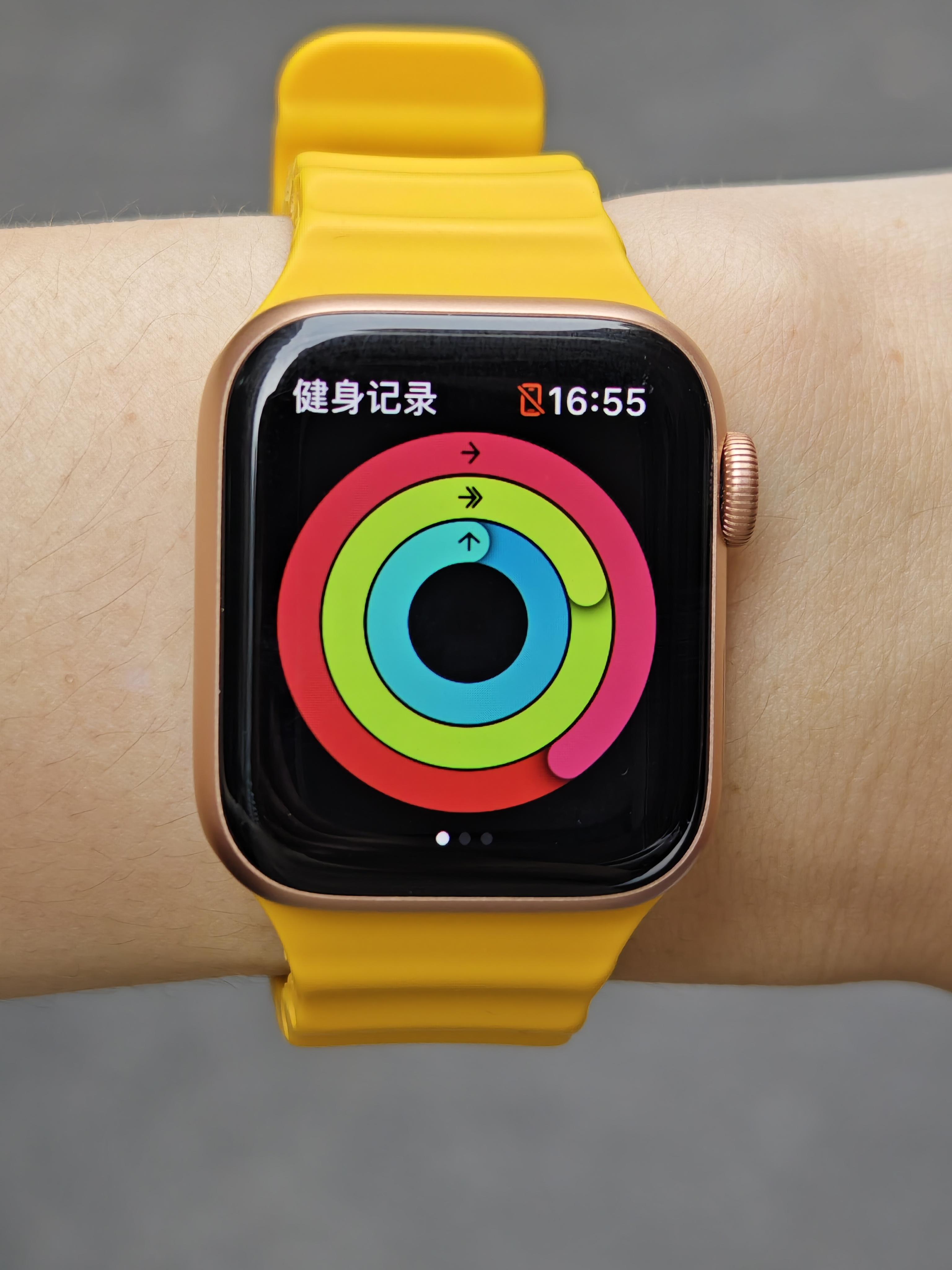 沈少neo 的想法: apple watch 全民健身日挑战