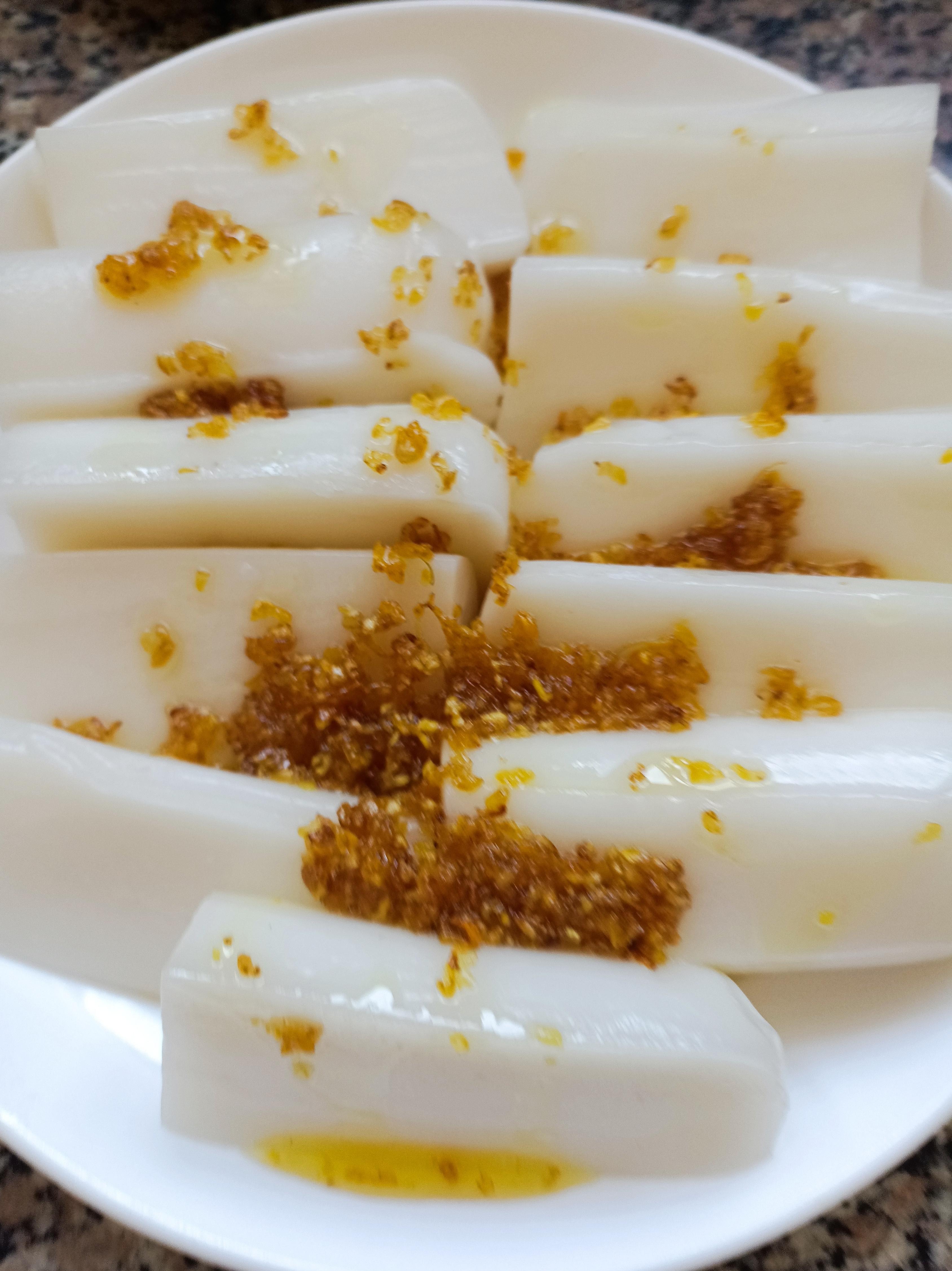 凡人小事 的想法: 随手拍桂花蜜年糕