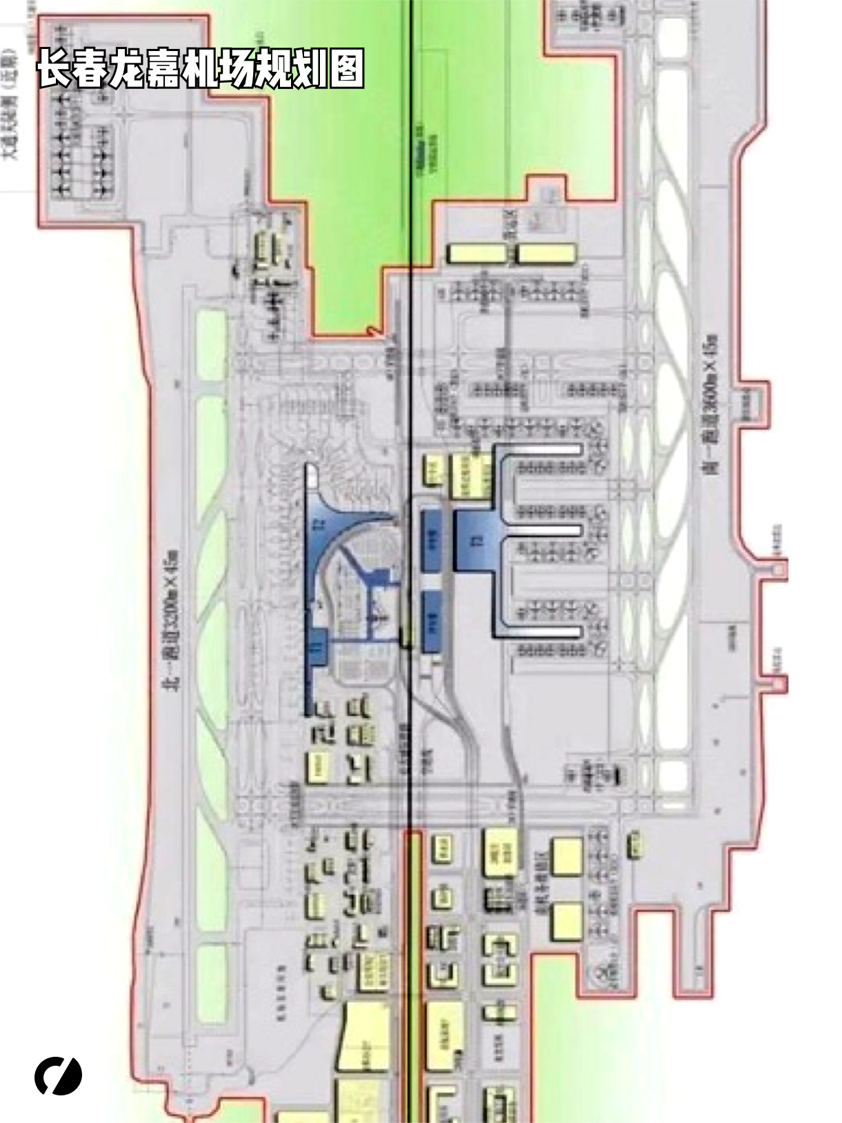 长春龙嘉机场地图图片