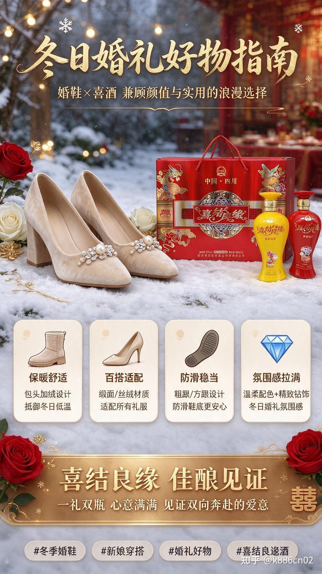 冬季新娘婚鞋攻略！保暖精致不冻脚
