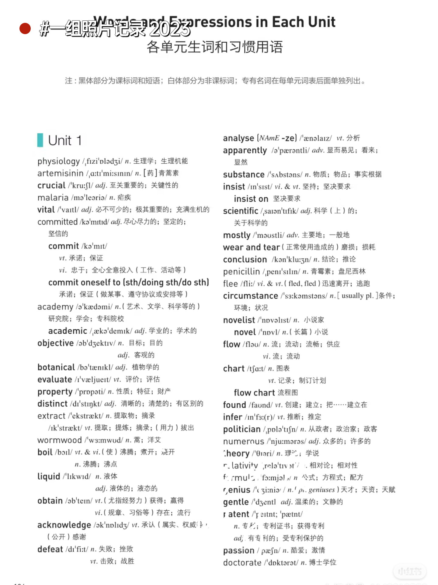 南明十八年 的想法: 高中英语选择性必修一全部单词短语汇总