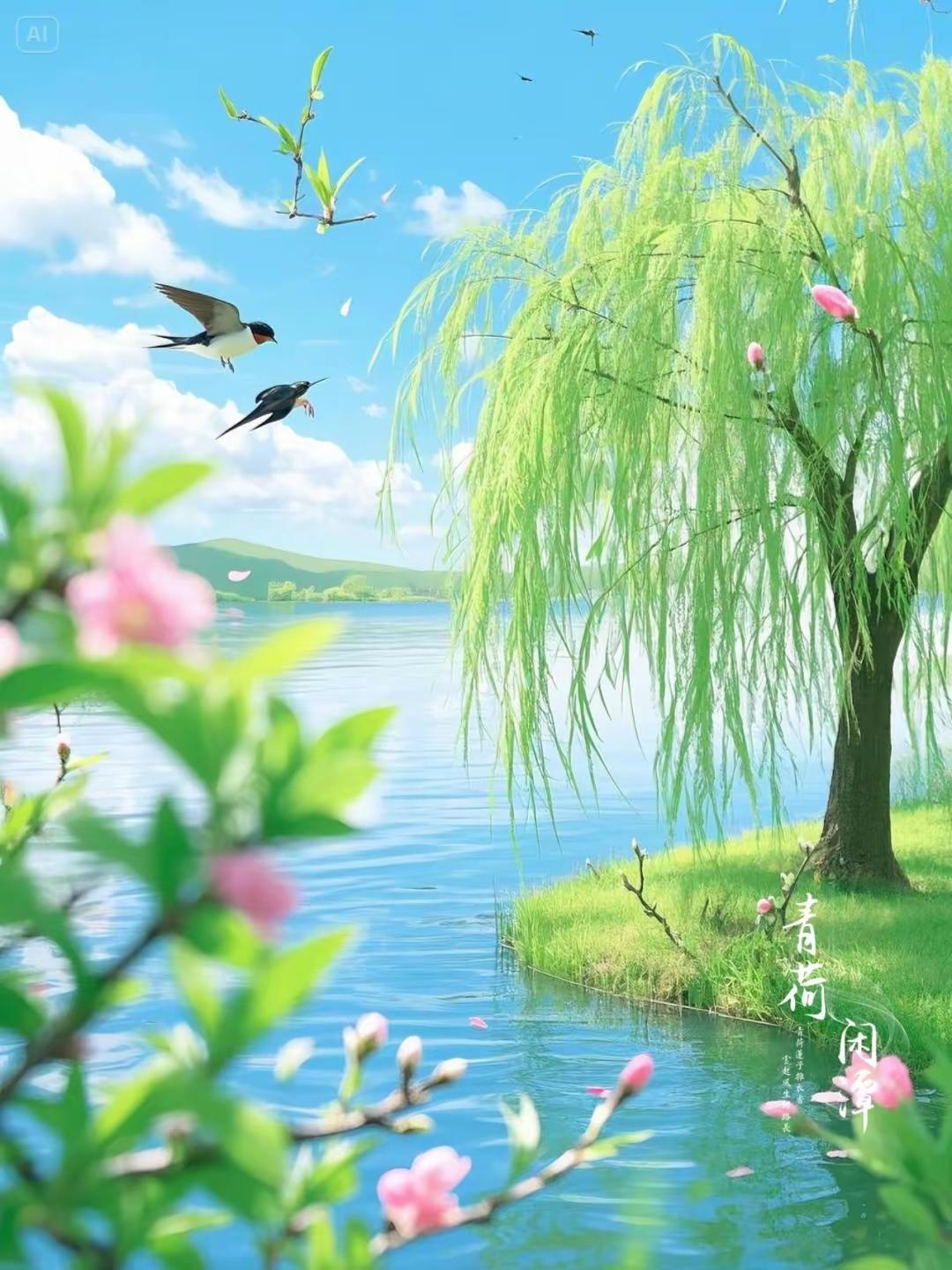 来扫千山雪,归留万国花.清:袁枚《春风》袁枚,字子才,号简斋,晚