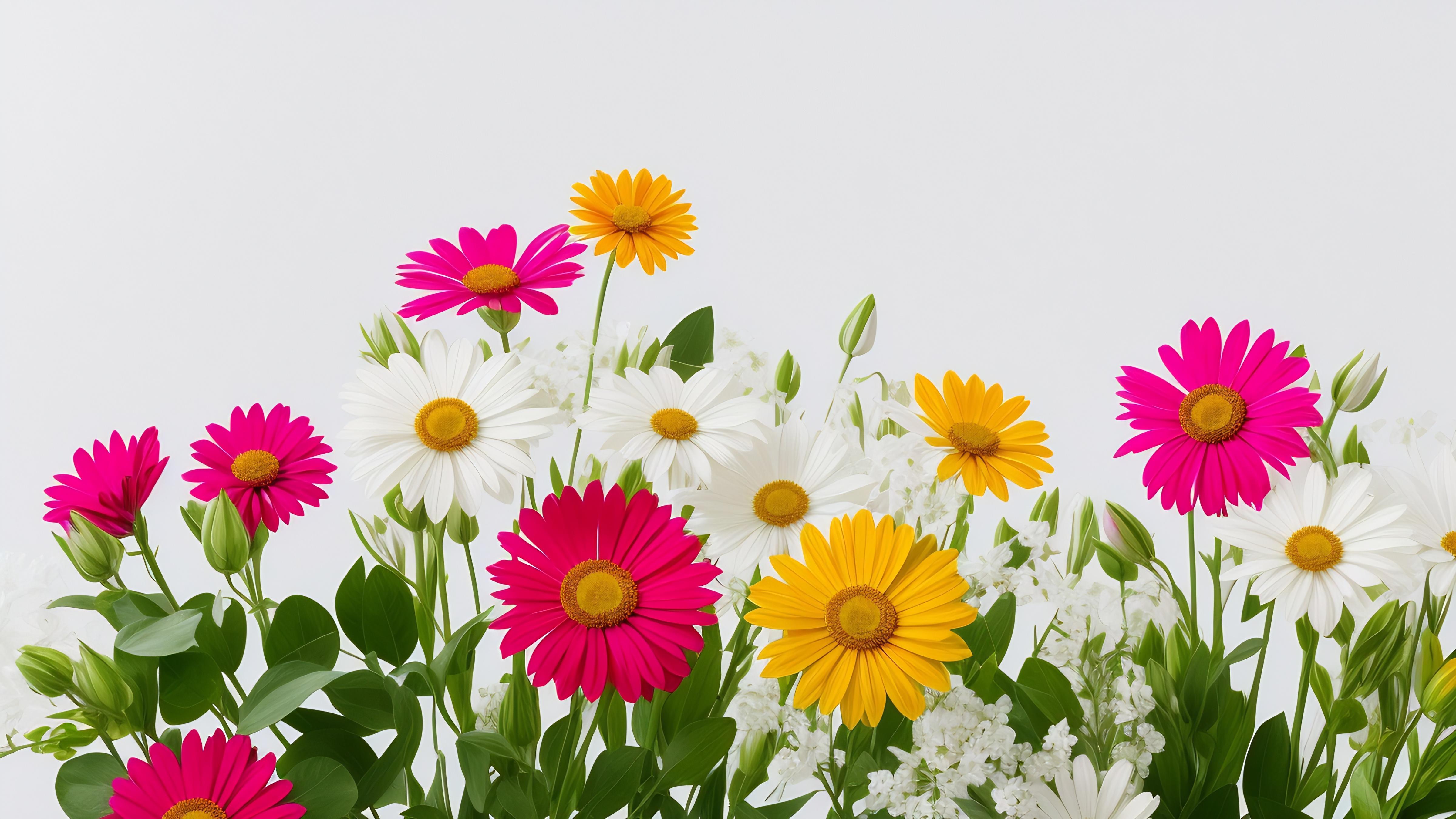 平凡看客 的想法: 唯美彩色小菊花电脑壁纸 | 唯美彩色小菊花电脑壁纸