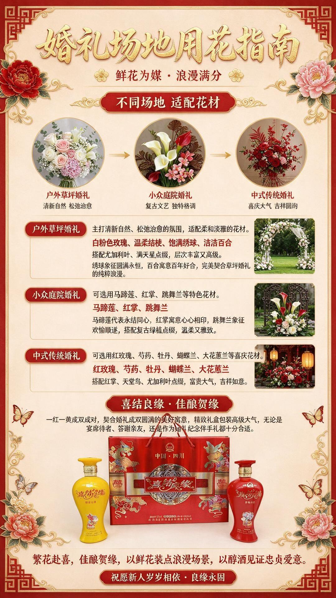 婚礼用花大全！各场地花艺搭配攻略
