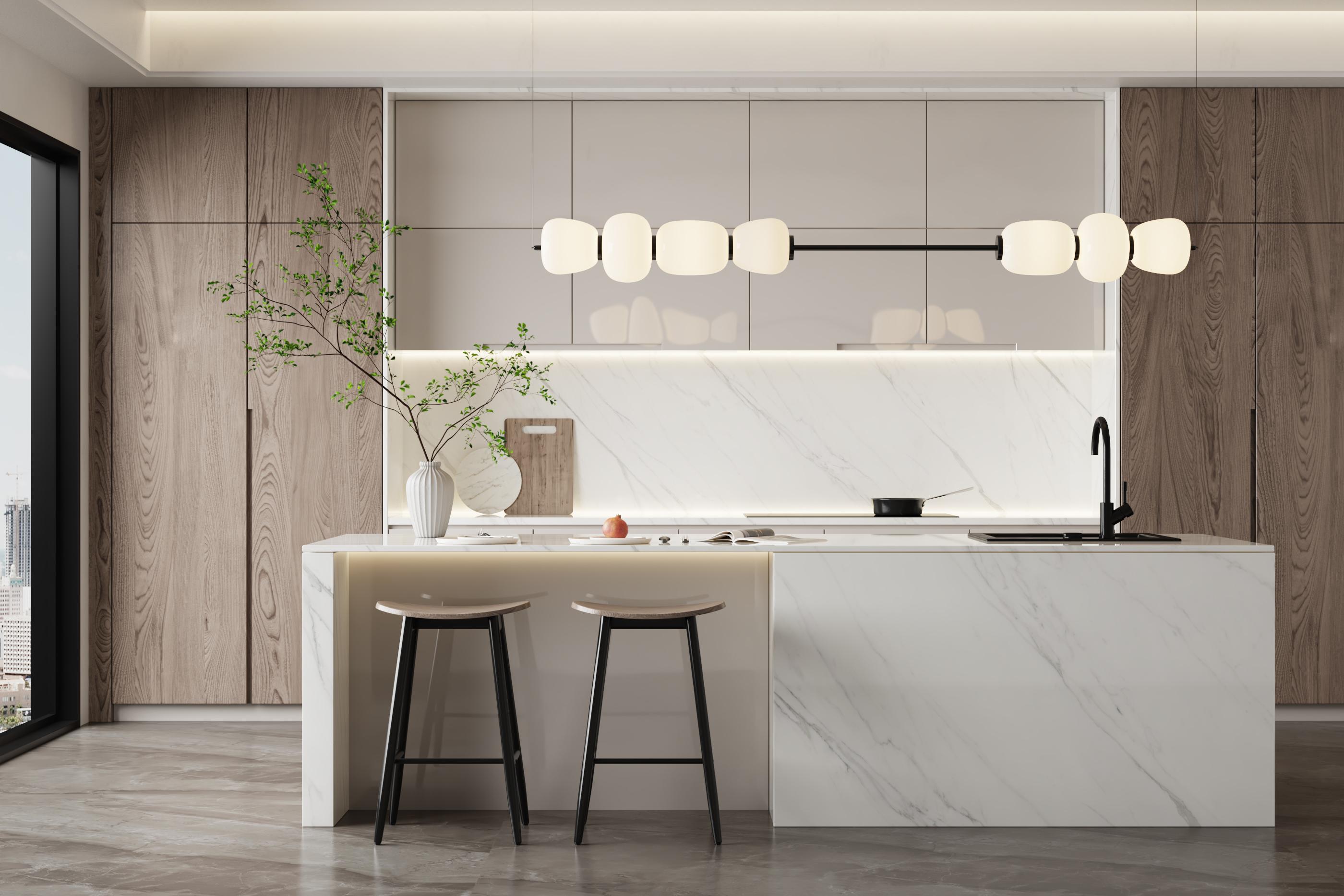 siniso新岩素 的想法: 近几年,越来越多年轻人喜欢并接受中岛台设计