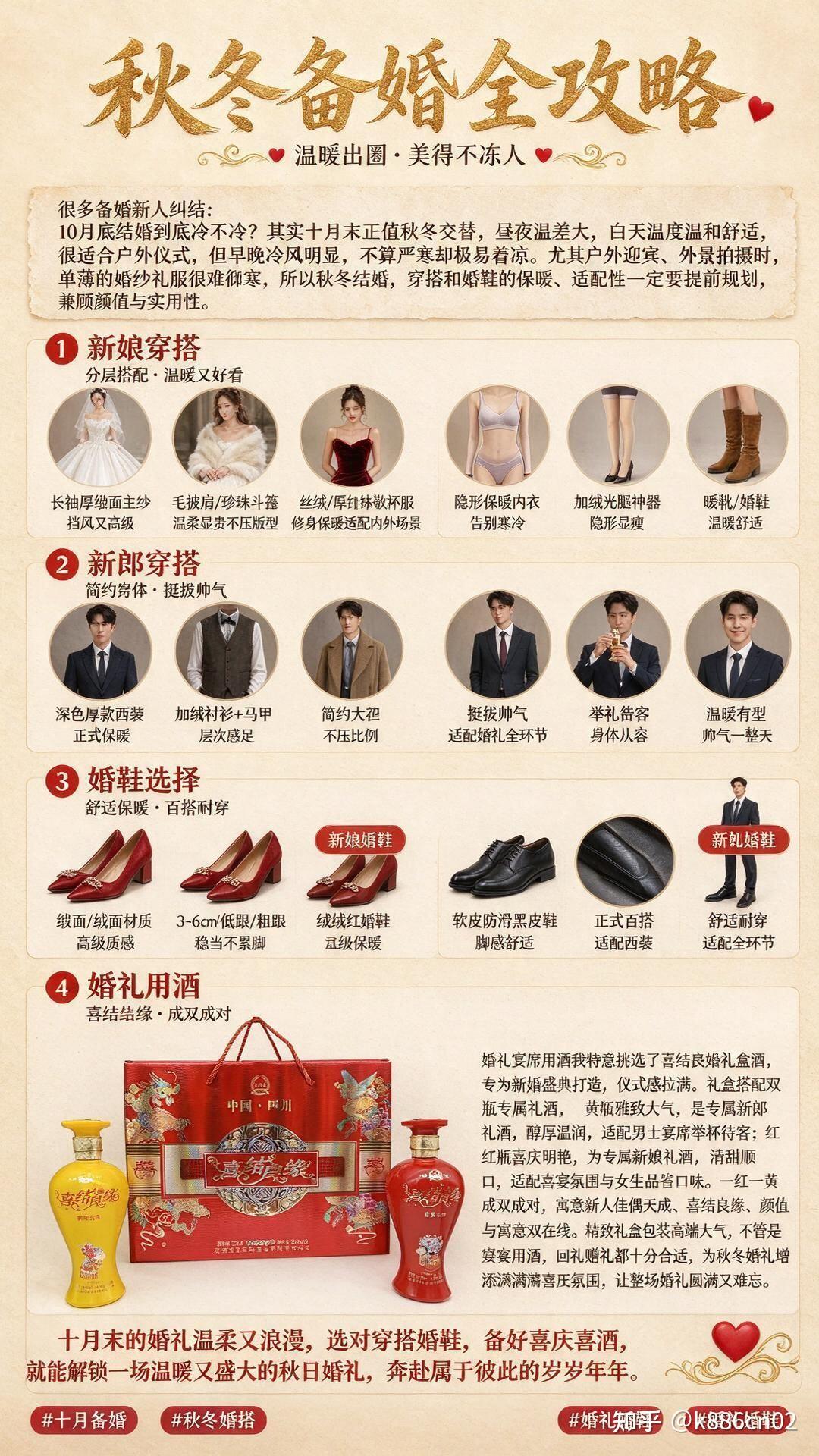 10月底结婚冷吗？秋冬婚服鞋子选购攻略