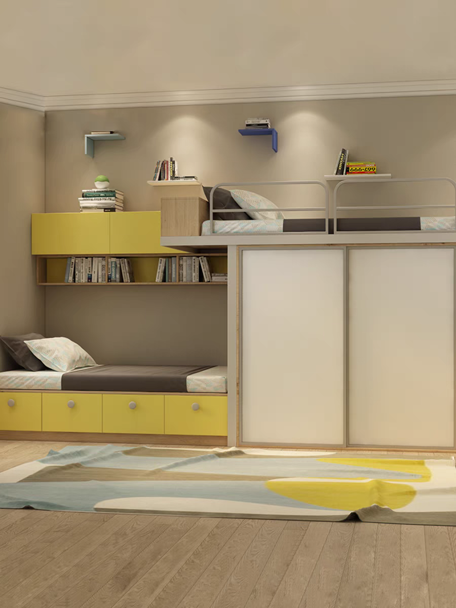 时光荏苒的柒柒 的想法: 家中做交错式上下床到底实不实用?