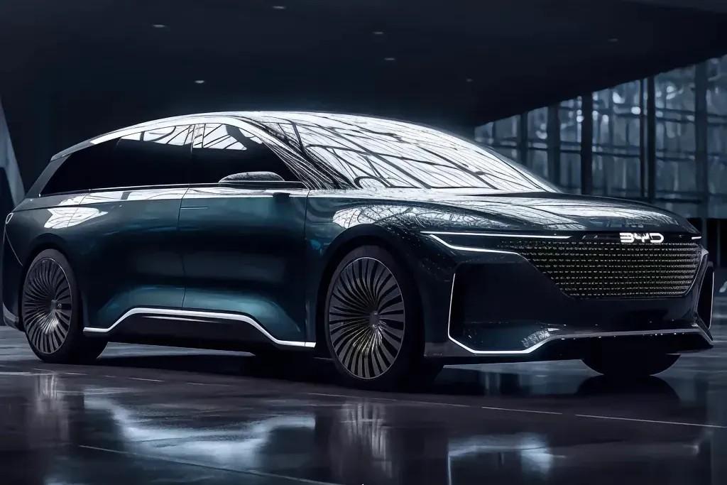 比亚迪的大白鲨车型真是让人眼前一亮这款车不仅外观独特散发出强烈的