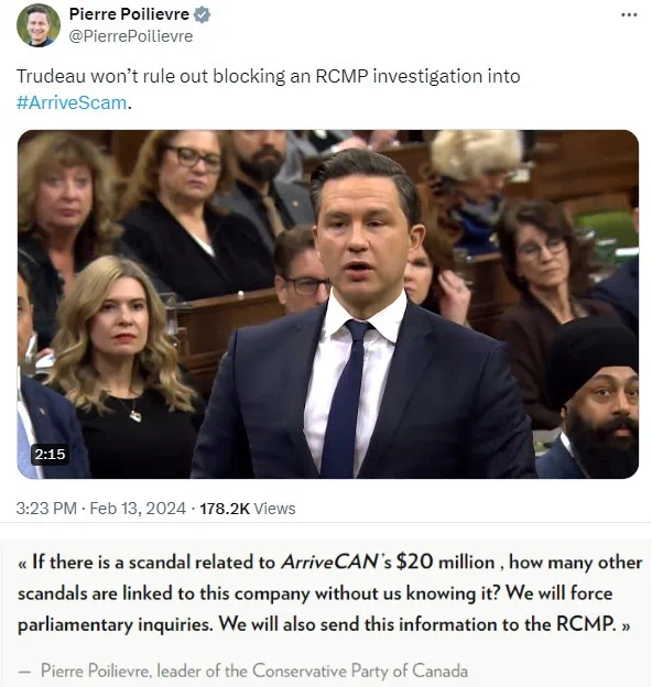 特鲁多政府和只有两个人的皮包公司签了258亿刀合同