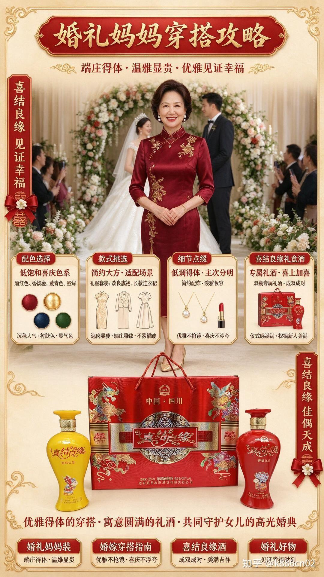 新娘母亲婚礼穿搭指南，得体显贵不抢风头