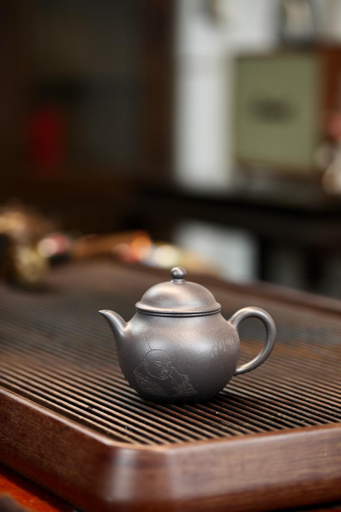 紫砂壶全手 的想法: 青灰泥,半手工制作 | 秋韵·精品 br> /容量230cc