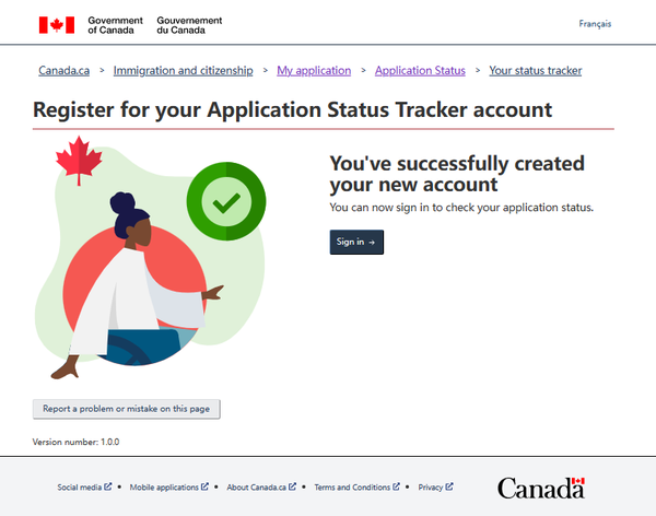 佐红加拿大 的想法 加拿大签证申请IRCC推出Application Status Tracker Account,我做了几个人的状态查询