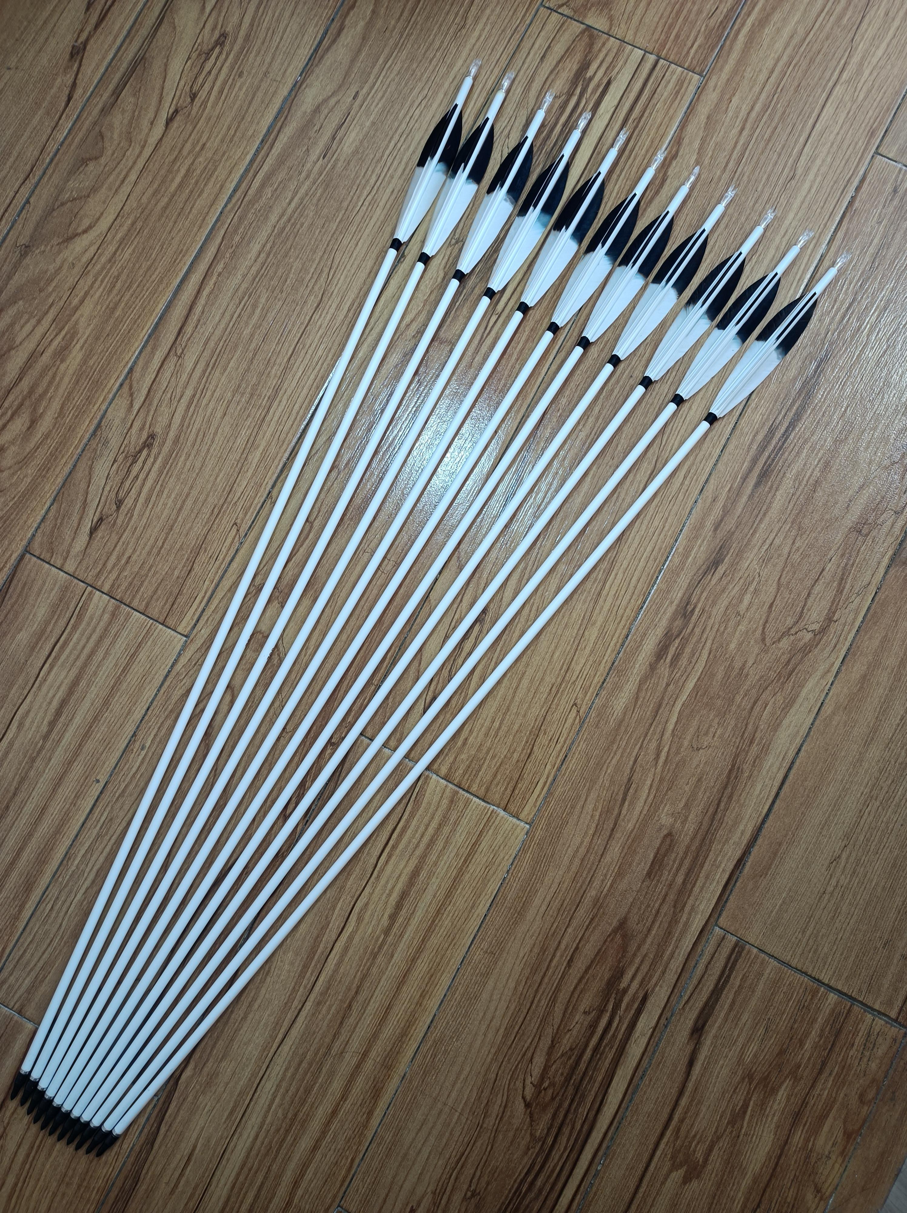 br>67现货600和700挠度,箭羽有各种色可以搭配,适合传统弓/美猎弓