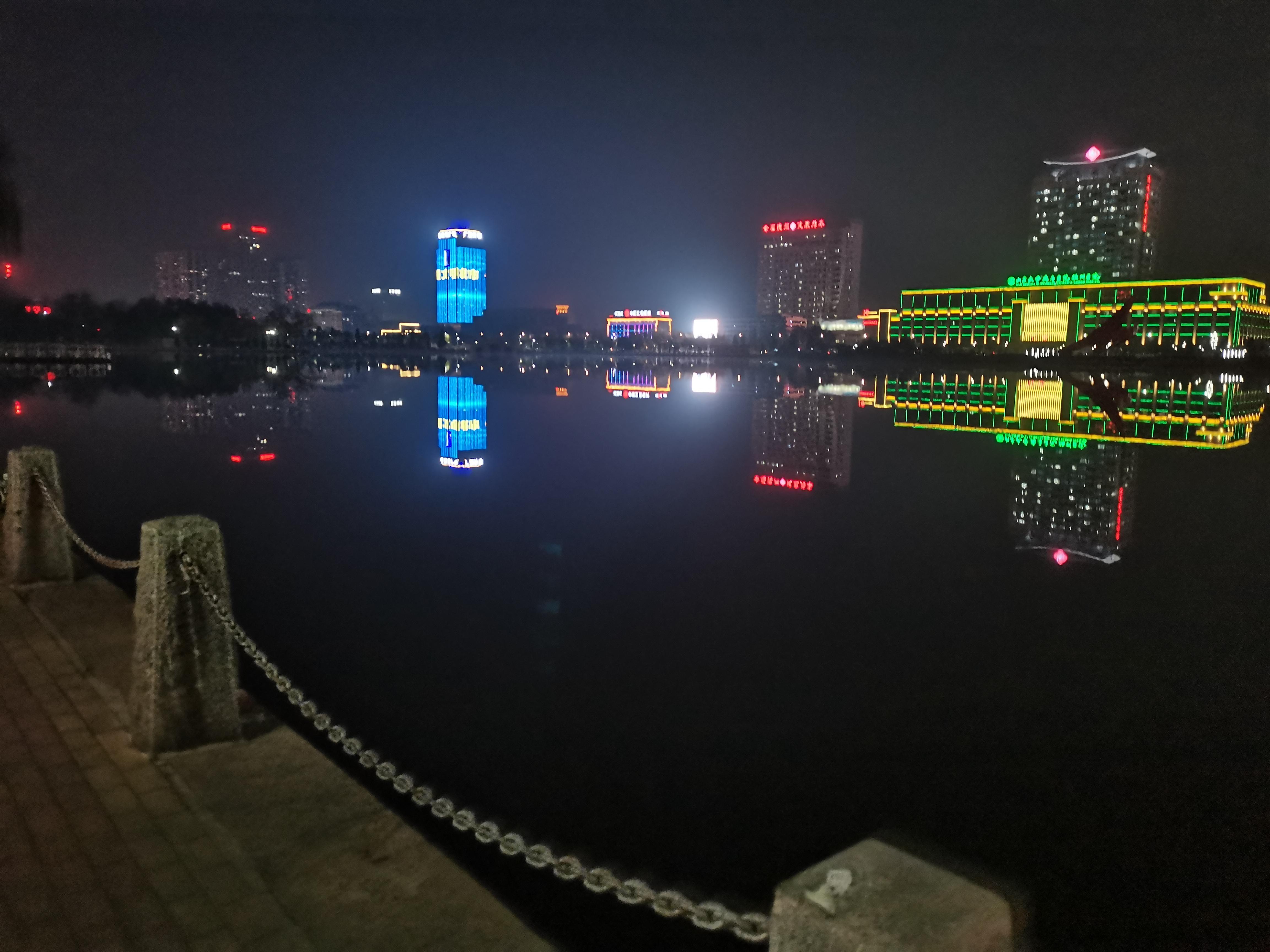 德州夜景图片