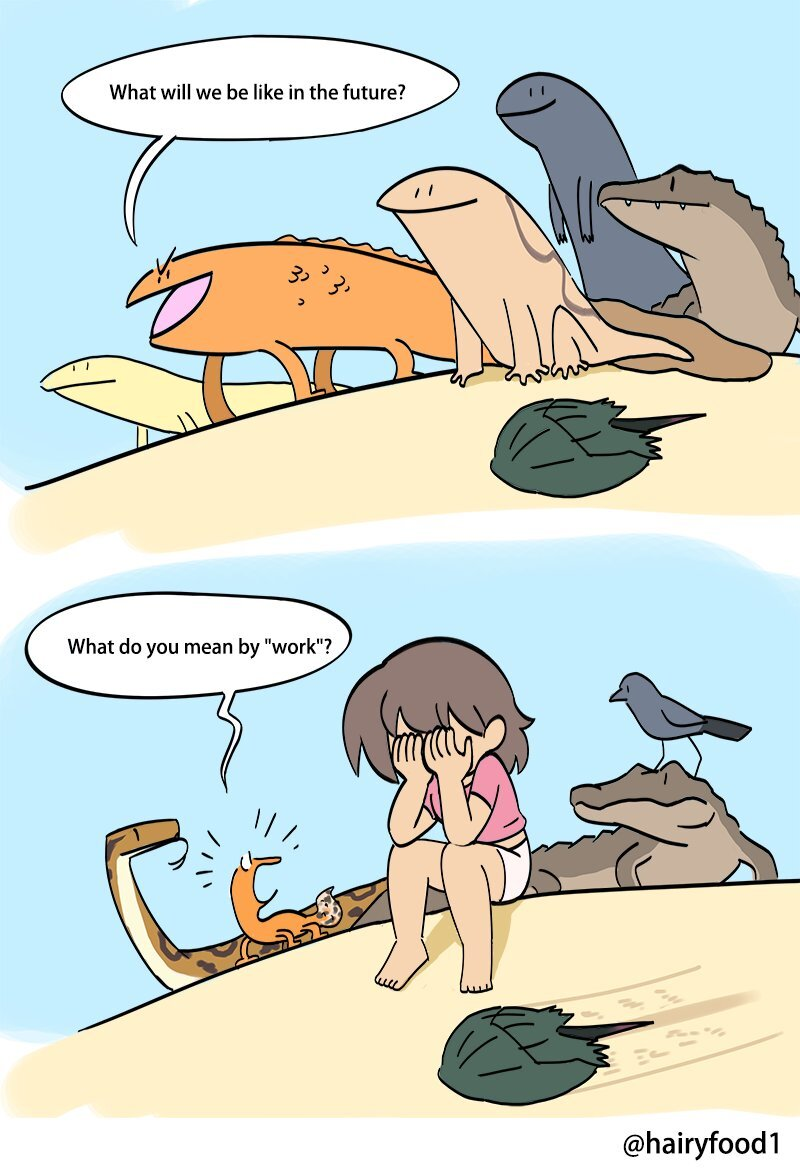 言以白话 的想法: "你说的「调休」是什么意思"(及原版) | "我们以后