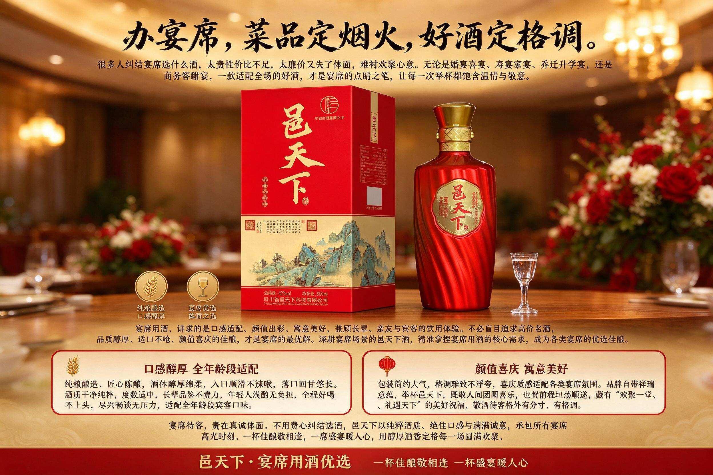 宴席选什么酒？一桌好酒撑起满堂体面