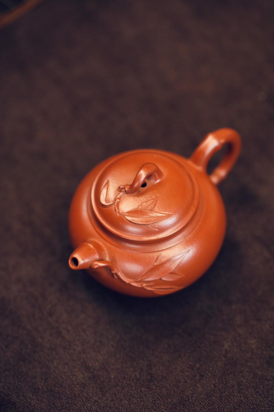 紫砂壶全手 的想法: 朱泥,半手工壶 | 竹鼓·精品 br> /容量130cc