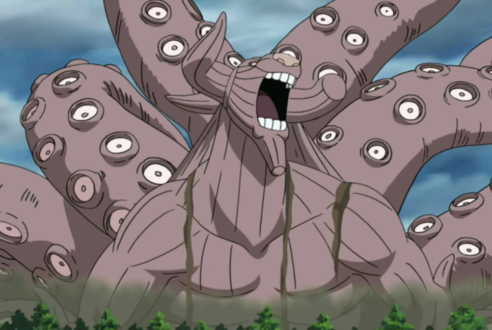 kylin217 的想法: 火影尾兽系列八 :八尾牛鬼,应该是一只章鱼合牛头的