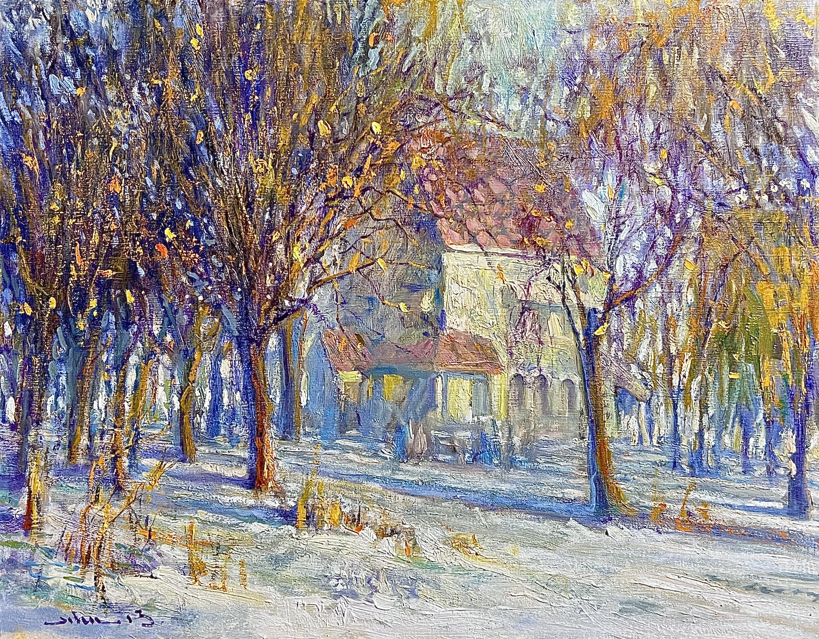 johnoilart 的想法: 99油画研究96 | 绘画色彩的冷暖对比手法,不