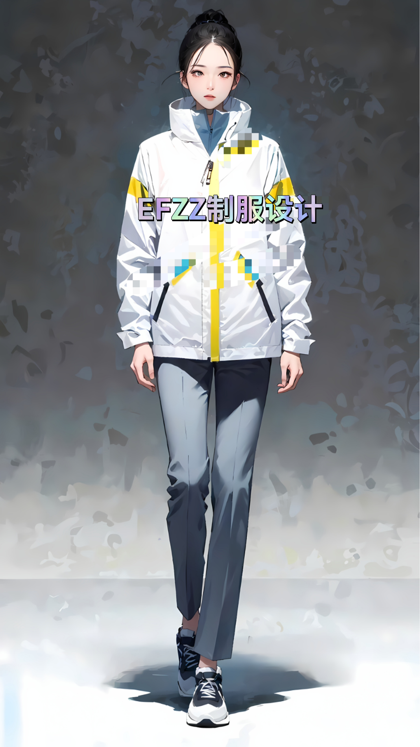 设计师aimee 的想法: 户外三合一冲锋衣设计,时尚简约!