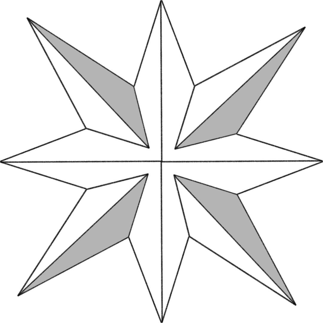 司马 的想法: 简笔画之菱形组合