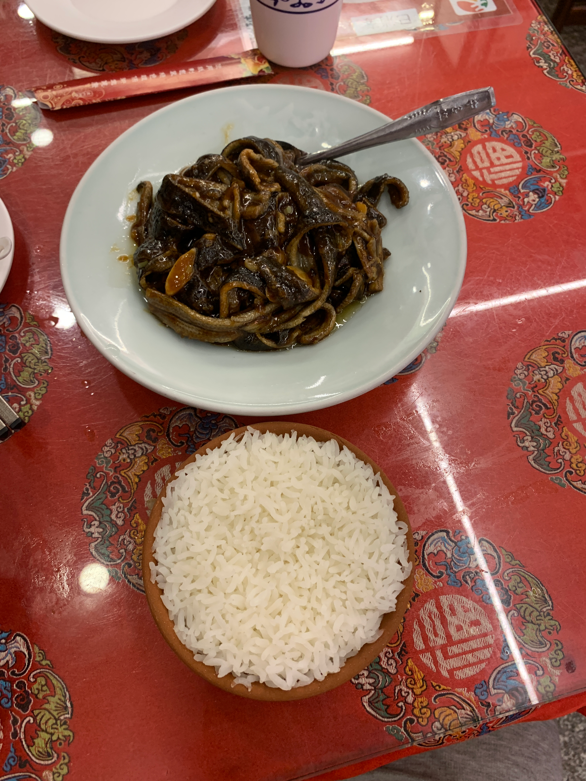 如月千早 的想法 今天的午膳是玉华台的迷你鳝鱼宴br炝虎尾+软兜长