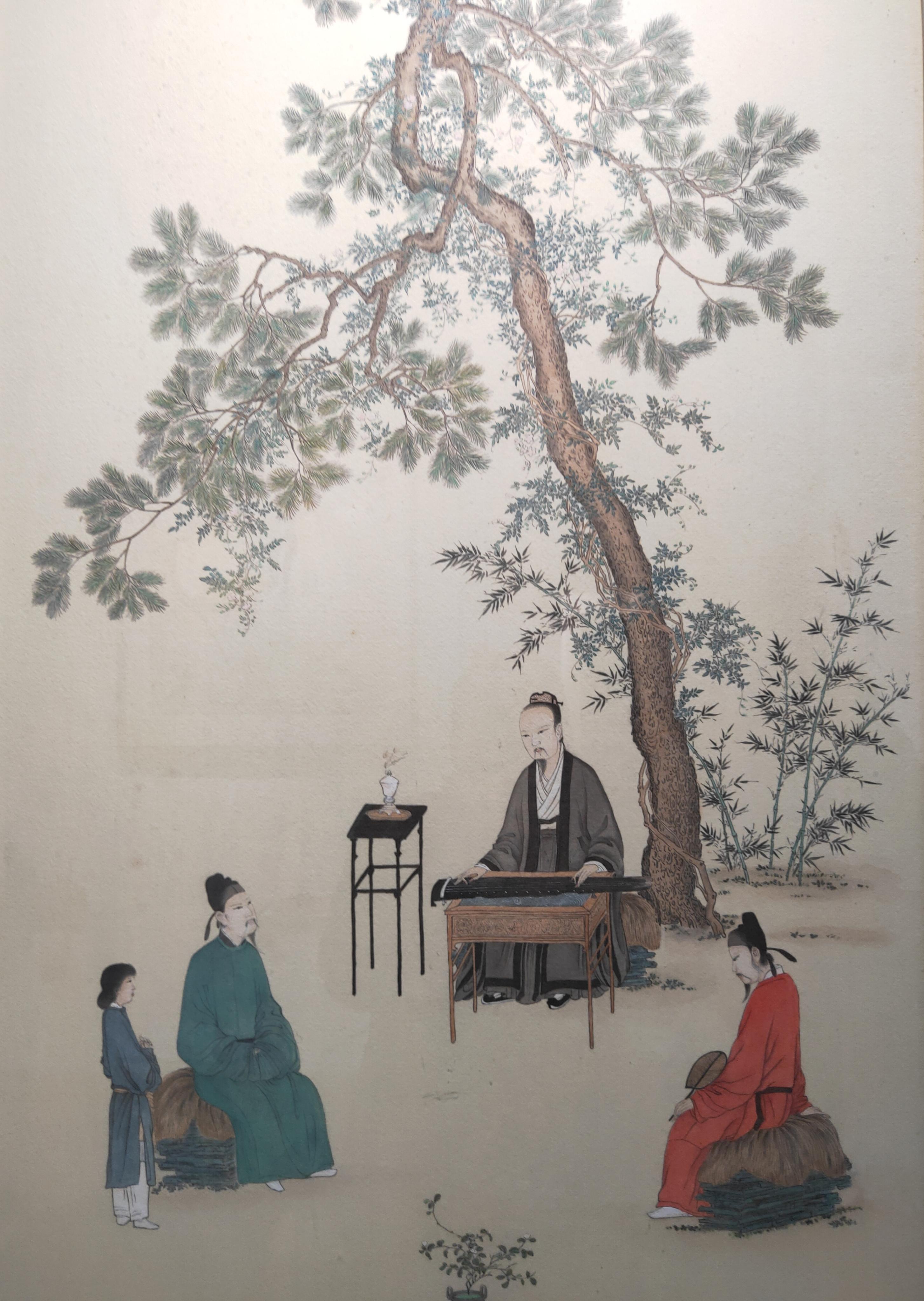 catherine 的想法: 《听琴图》 |  a class="hash_tag" href="https