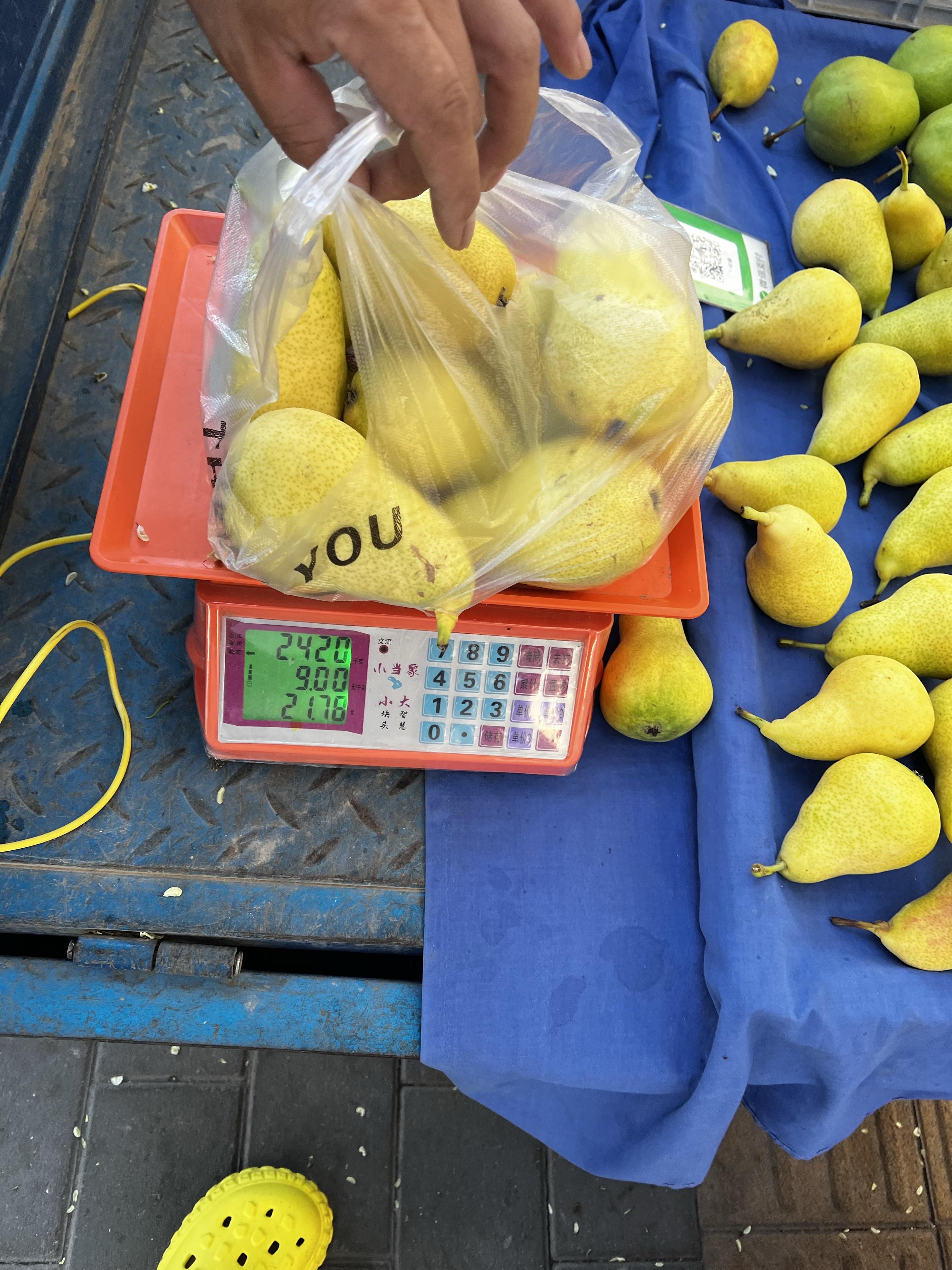 雁翎蓝 的想法: 兰州特产巴梨:软糯香甜