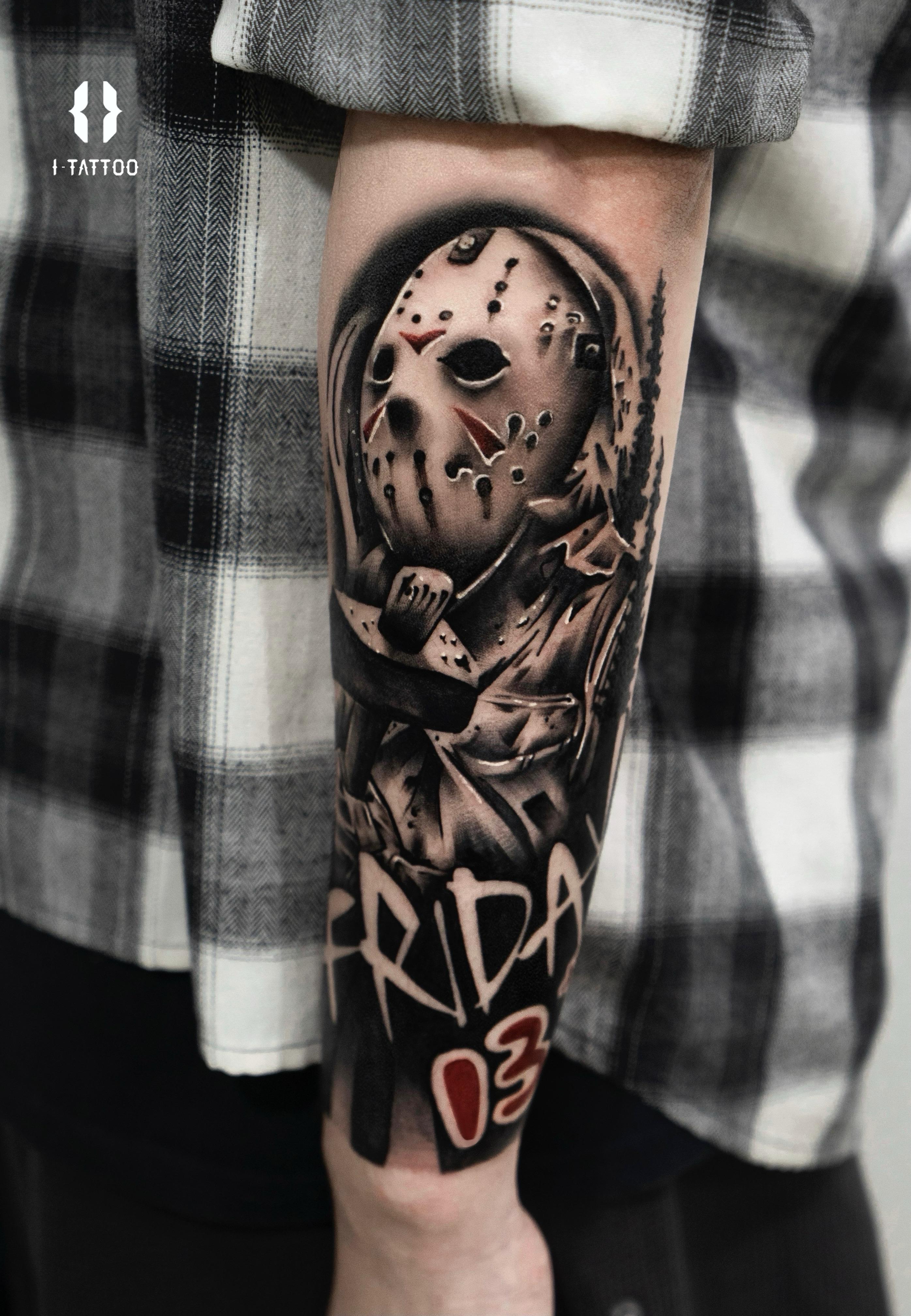 itattoo扫地僧 的想法: 13号星期五#电影纹身 #纹身设计 #上海纹身