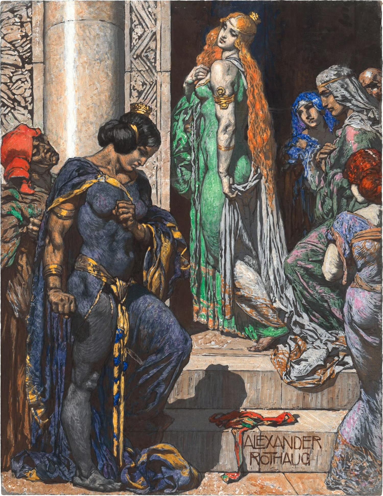 alexander rothaug austrian 1870 - 1946 尼伯龙根的指环 ​