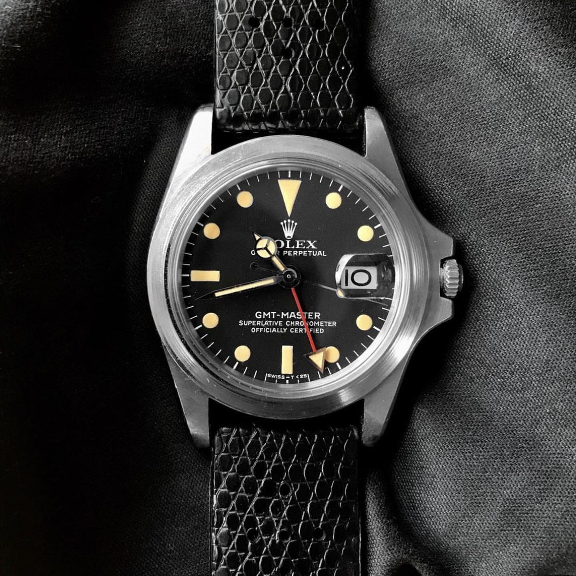  br> br>劳力士1675,gmt的第二代产品,1959年问世,1980年停产,配置是