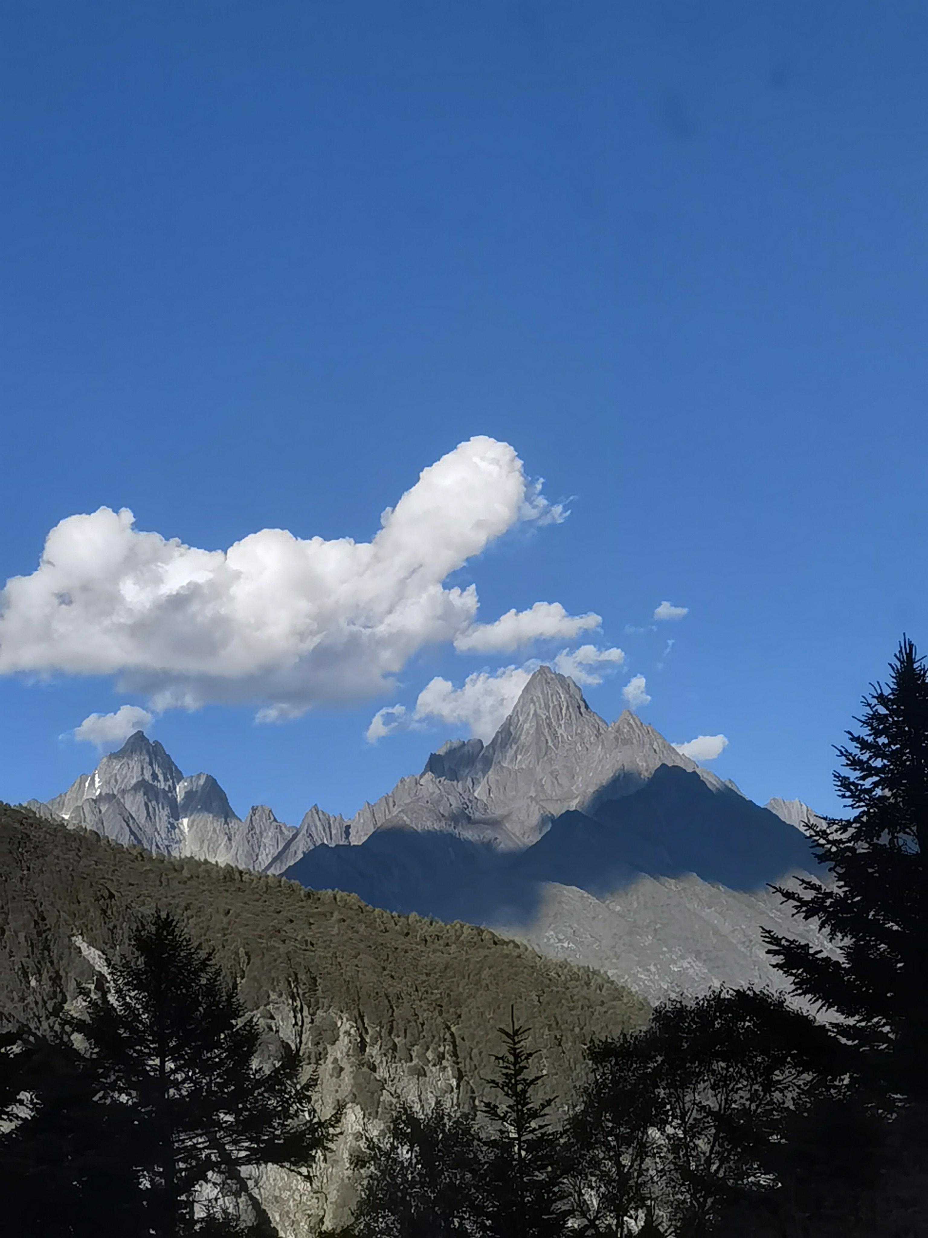 山顶的风景 眺望图片