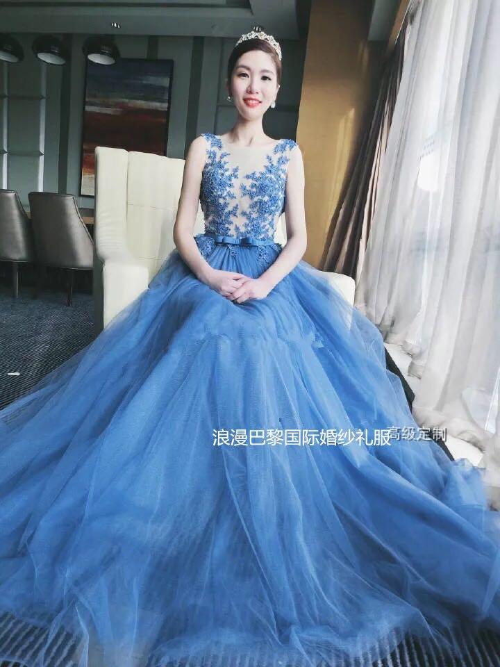 敬酒服可以不穿红色吗?想穿白色鱼尾婚纱敬酒