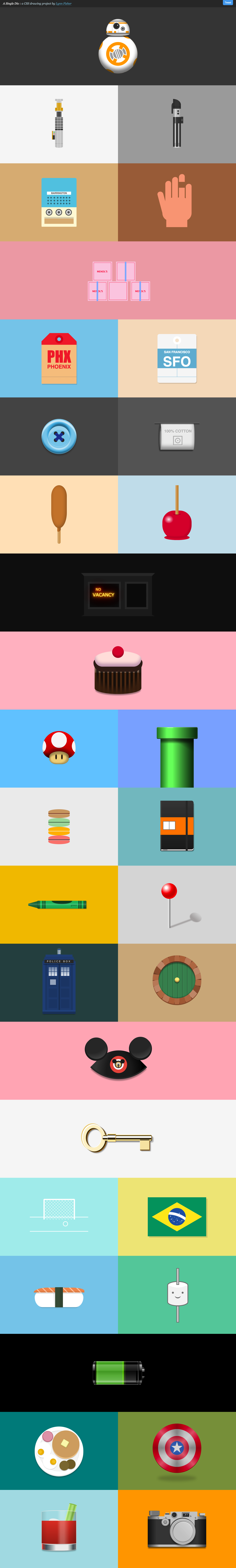 纯html5+css能写出什么惊人的效果? 纯html5+css能写出什么惊人的效果?