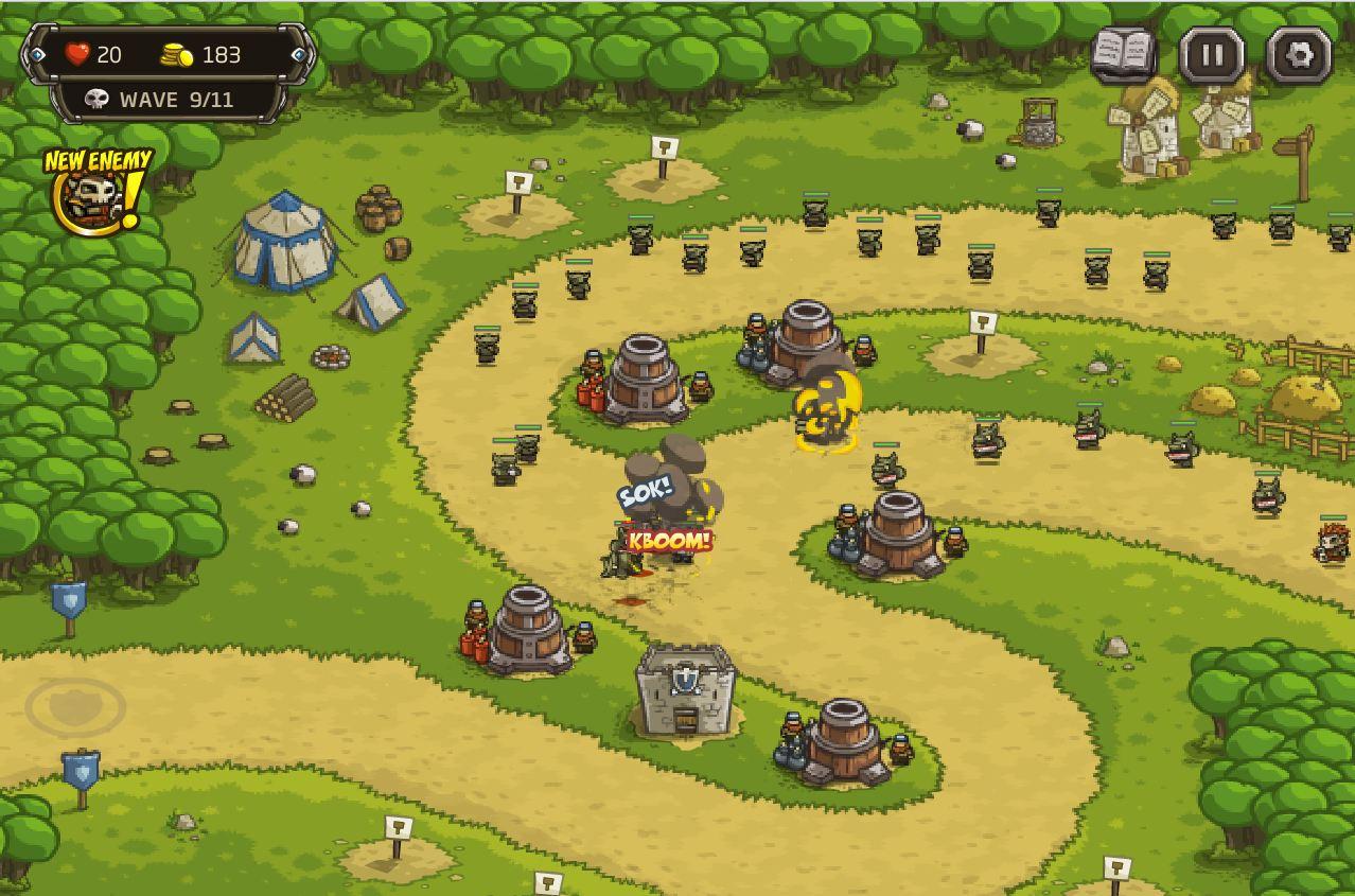 为什么狂建炮塔矛雇用兵就能通关的kingdomrush广受追捧