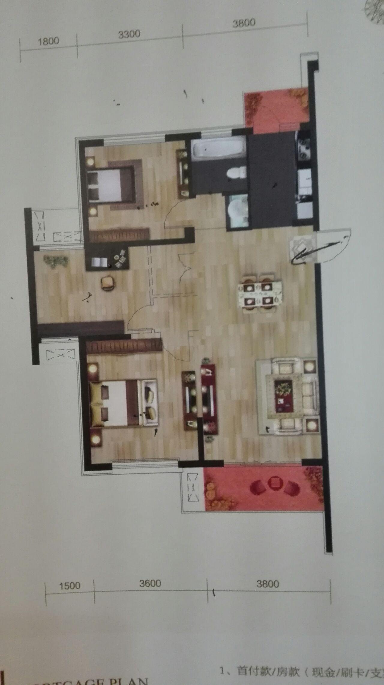 请大家帮忙看看这种户型怎么样?建筑面积102