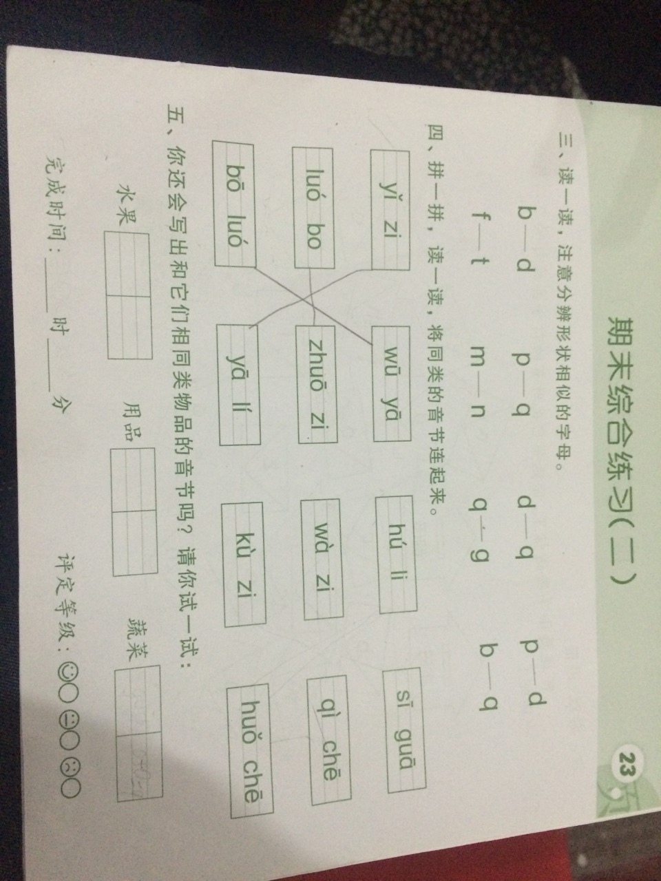 拼音中什么是同类的音节? 搞糊涂了? - 汉语拼音