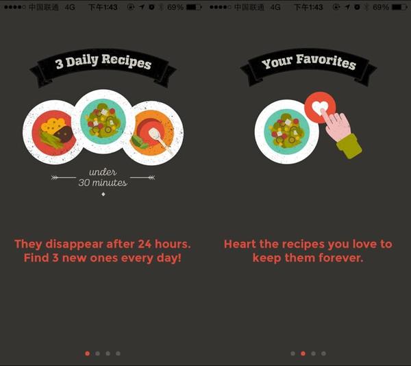 「Kptncook」每天会推荐三款健康美味的西餐应用