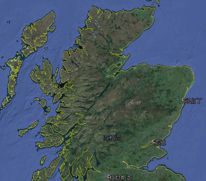 苏格兰这个奇怪的地形是怎么形成的?