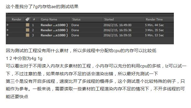 除了配置要求以外,提升AE渲染速度的方法有哪