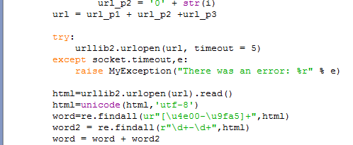 Python urllib2 2.78 抓取超时 如何解决? - 网页抓