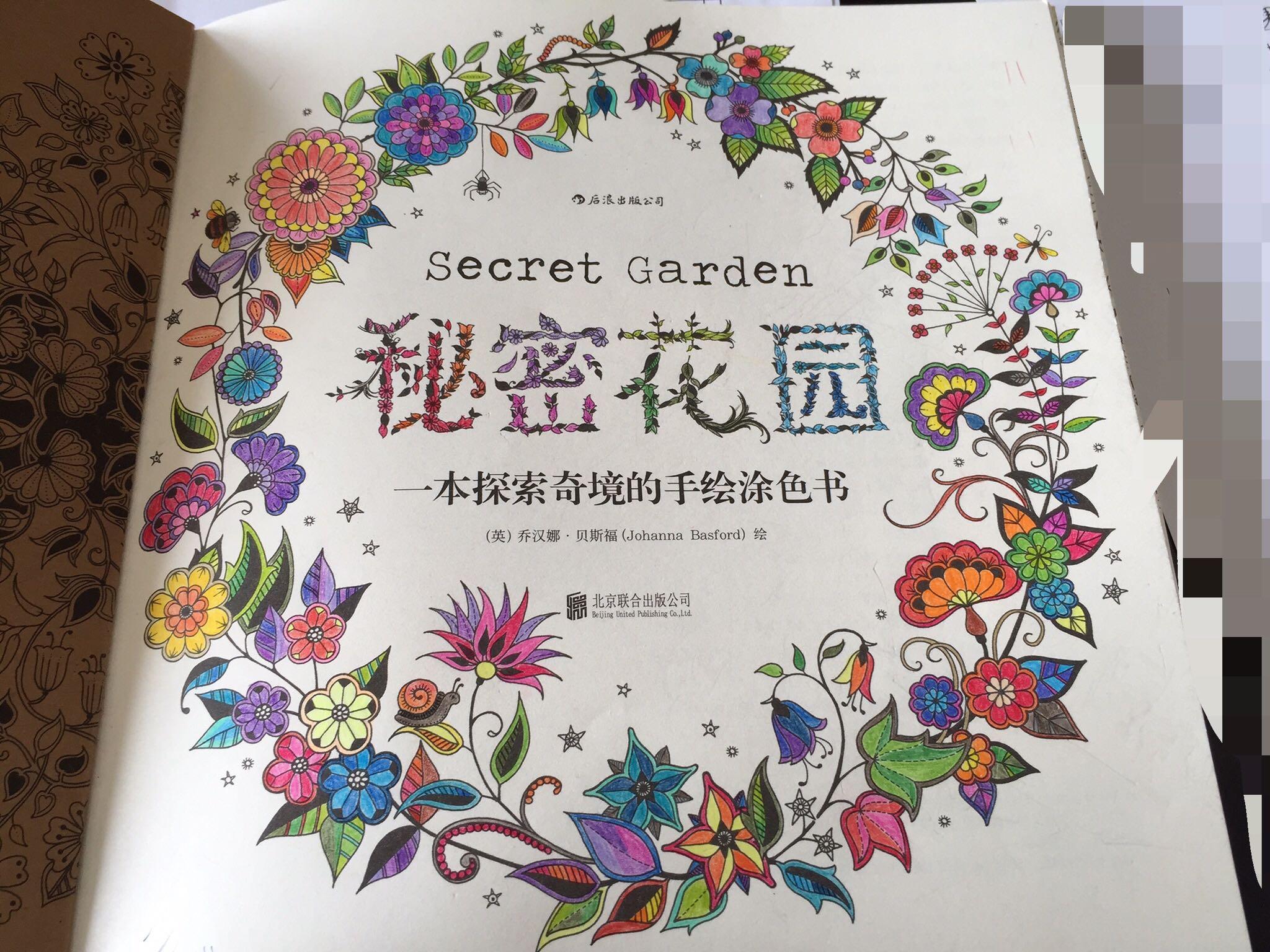 秘密花园怎样涂色才会显得高大上