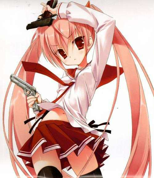 你见过最美的美女持枪图?