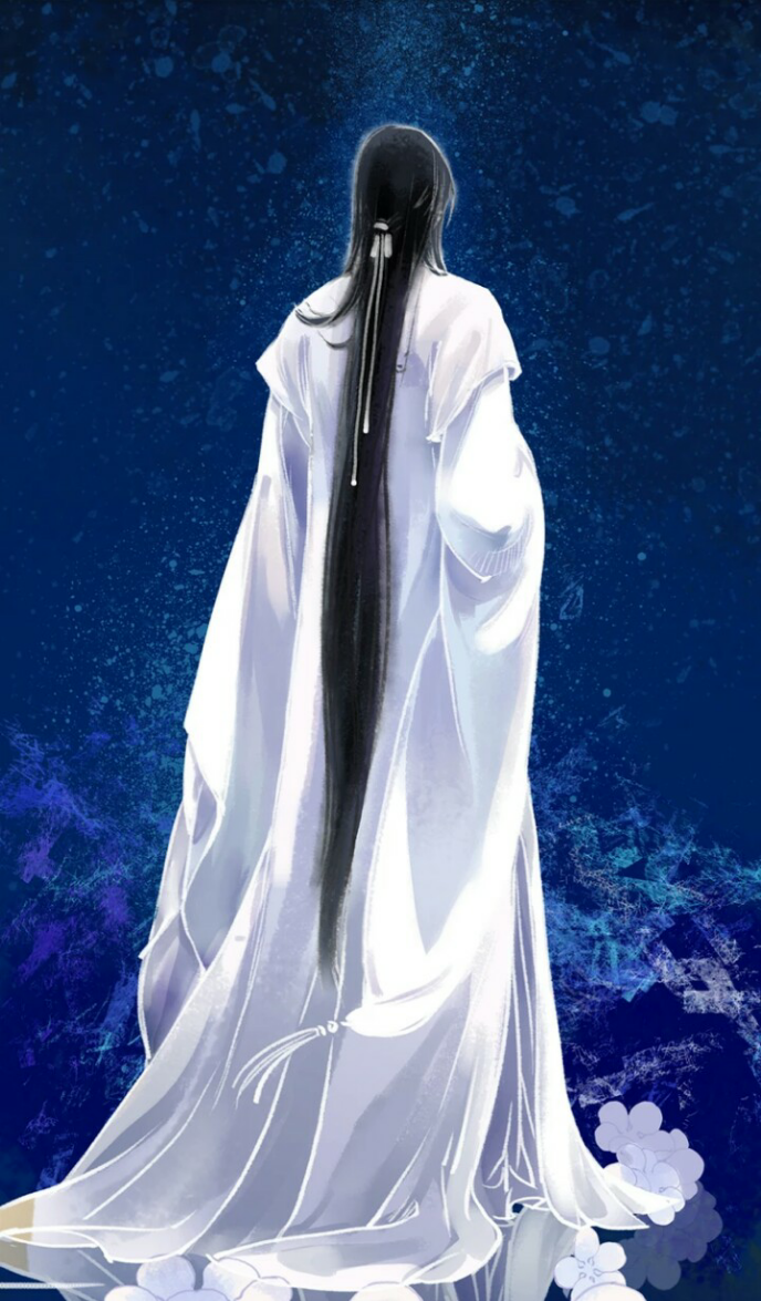 仙人是不能步下凡尘的. 附上容止的背影