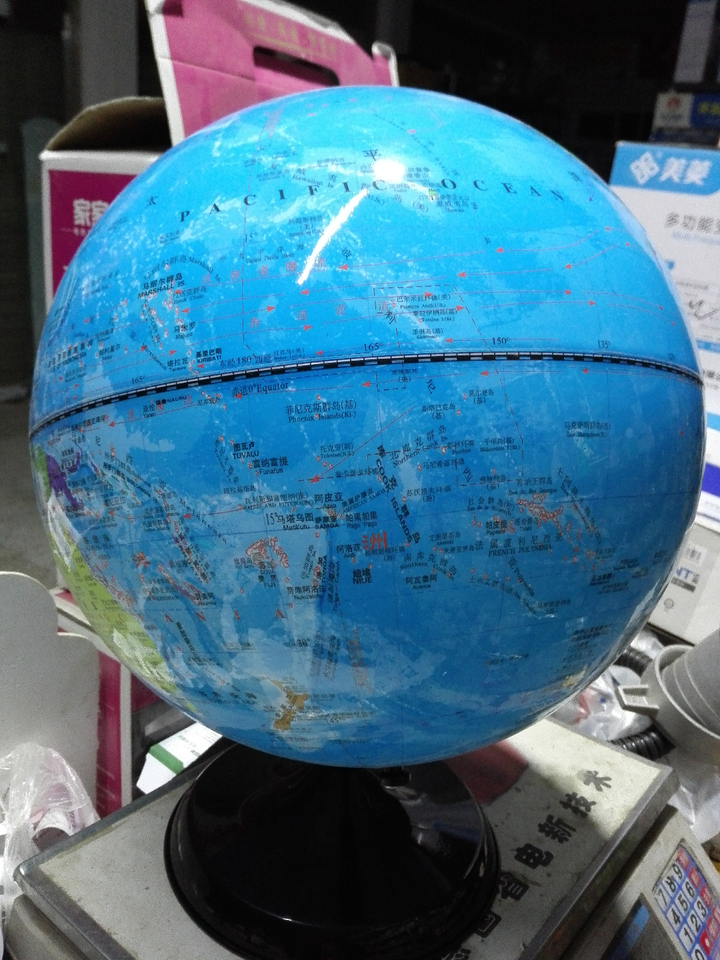 太平洋真是太大了,有半个地球那么大