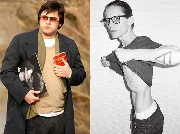 先是增肥67磅演了个神经病,后来又减掉40斤瘦到皮包骨演了异装癖,终于