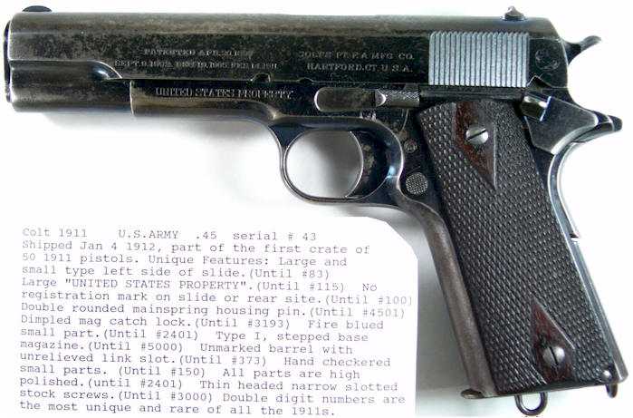中包括了温彻斯特30-30,勃朗宁自动步枪,fn m1935勃朗宁大威力手枪