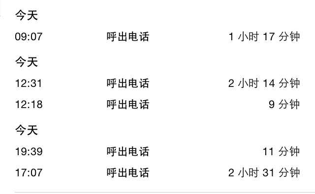 先摆个证据吧,每天通话时间超过3小时的路过一下,还有不少通话时间
