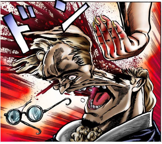 的警长,解说了一通吊爷的身世之后……吊爷一个手刀吧他的头切了一半