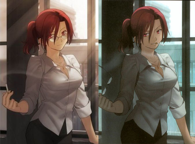 苍崎橙子 我就是喜欢这种角色……没有理由……  显示全部